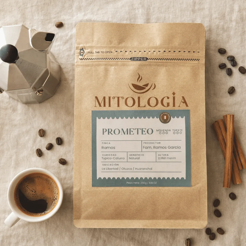 Café de especialidad Prometeo de Mitología Café