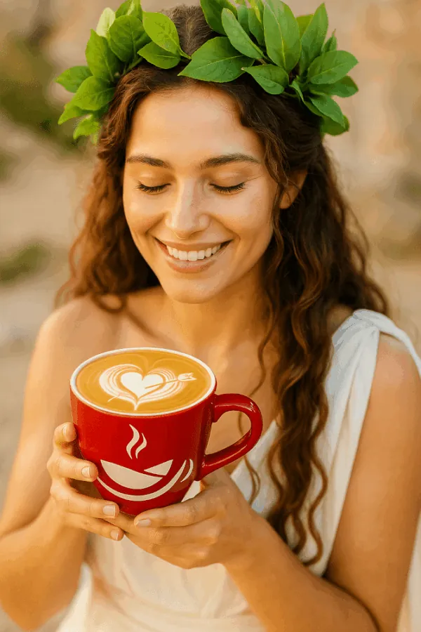 Bebida Isla de Calipso: café de especialidad con leche y coco