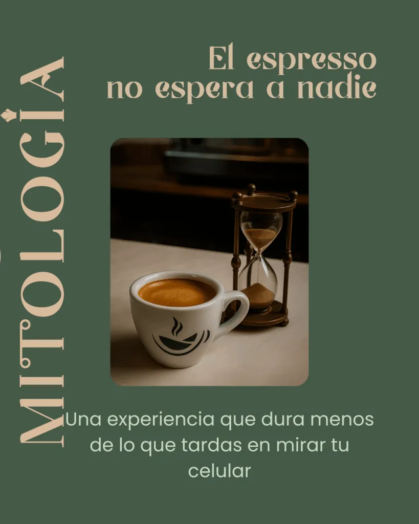 El espresso y el tiempo