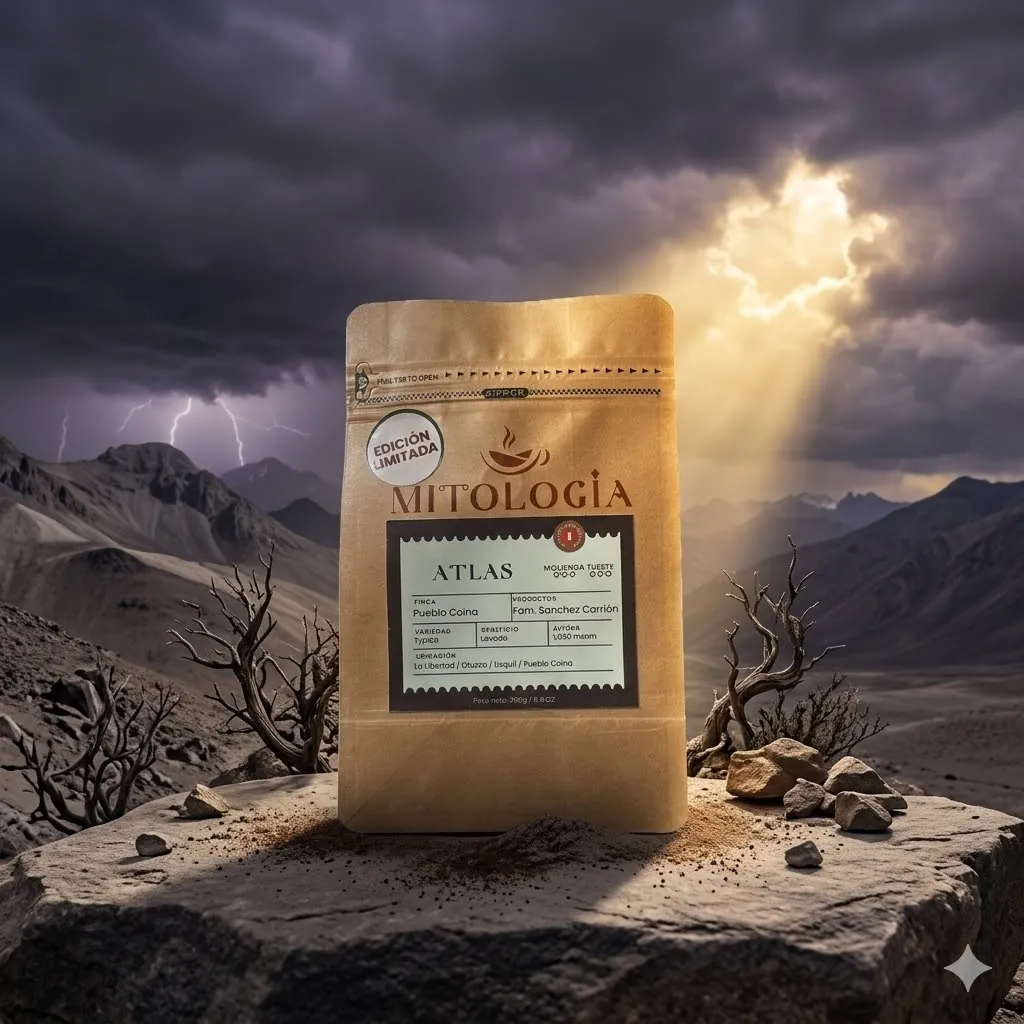 Café de especialidad Atlas de Mitología Café